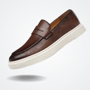 Mocassim Slip On Masculino de Couro Reine