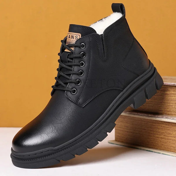 Bota Masculina de Inverno em Couro Nobre - Luiz Armen