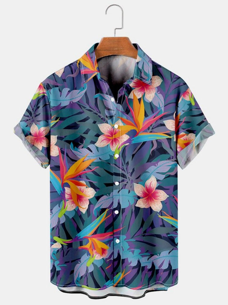 Camisa Masculina Estampa Com Botões