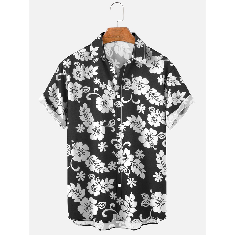Camisa Masculina Estampa Com Botões