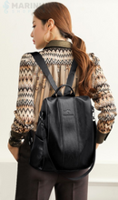 Mochila de Couro Feminina 2 em 1