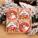 Enfeites Para Árvore De Natal em Madeira