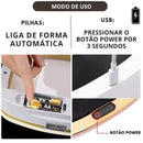 Lixeira Com Sensor Para Banheiro 12 Litros