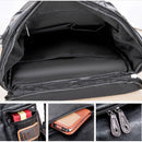 Mochila de Couro Masculino Rústica