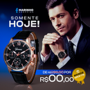 Sapato de Couro Impermeável Premium + Relógio Axis (Brinde)