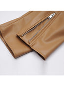 Jaqueta de Couro Feminina Madrid