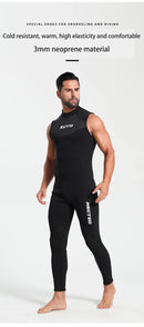 Roupa de Mergulho WetSuit Sem Manga Masculina