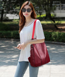 Mochila de Couro Feminina 2 em 1