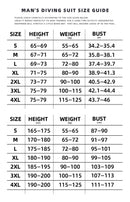 Roupa De Mergulho Masculino e Feminina Wetsuit 1.5MM/3MM