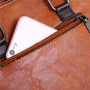 Kit Premium em Couro Nobre - Bolsa + Carteira + Carteira de Mão + Necessaire de Brinde