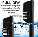 Máscara de Mergulho Snorkel | Kit Anti-estrondo e Suporte para câmera