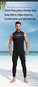 Roupa de Mergulho WetSuit Sem Manga Masculina