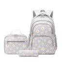 Mochila Escolar Grande + Lancheira e Bolsa de Lápis | Kit 3 Peças
