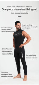 Roupa de Mergulho WetSuit Sem Manga Masculina