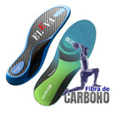 Palmilhas Ortopédicas com Fibra de Carbono | ELEVA Blue