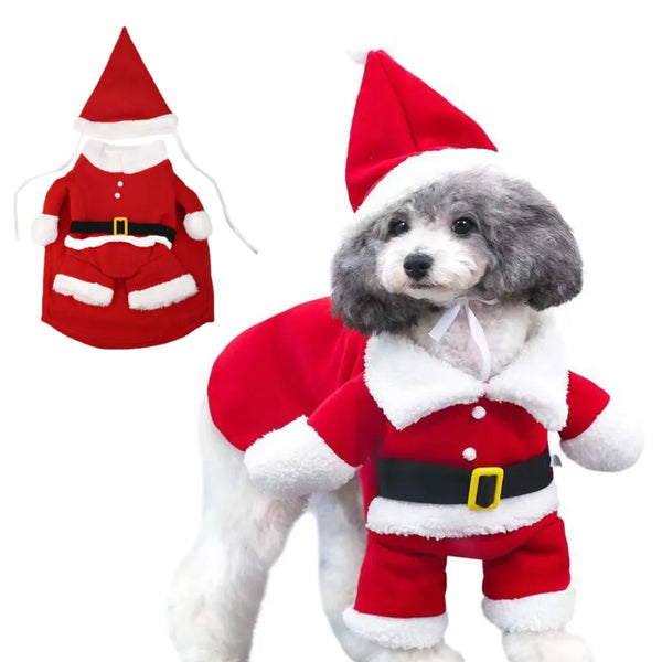 Roupa Natal para Animal de Estimação Papai Noel