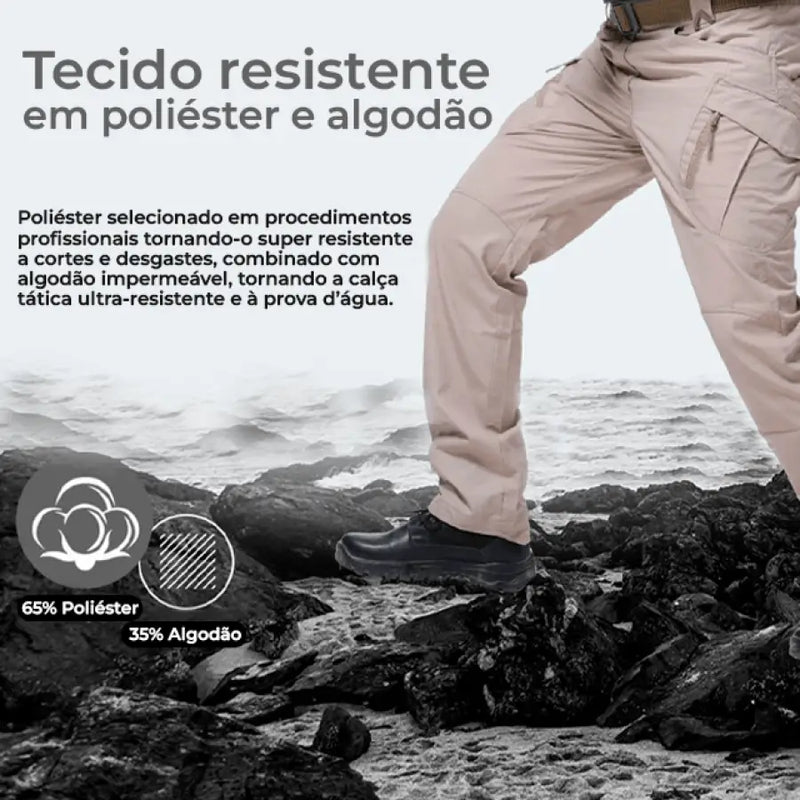 Calça Tática Ultra Resistente Impermeável