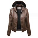 Jaqueta De Couro Forrada Feminina