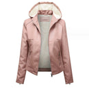 Jaqueta De Couro Forrada Feminina