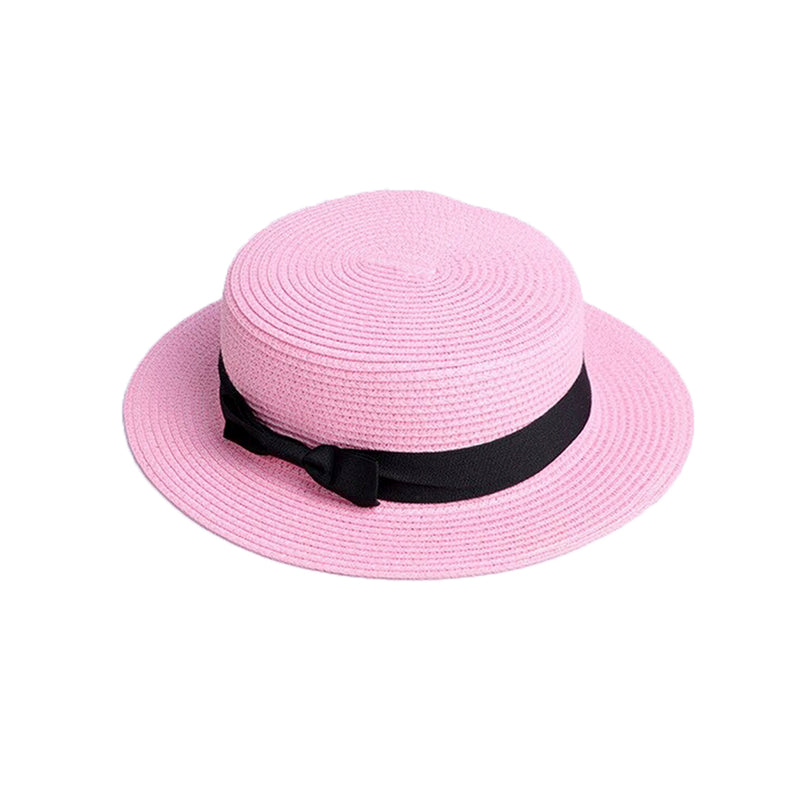 Chapéu de Palha Feminino Paris Rosê