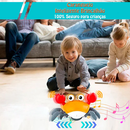 Caranguejo Interativo e Brincalhão com Sensor de Obstáculos, Músicas e Luzes Ofertkids (PROMOÇÃO EXCLUSIVA)
