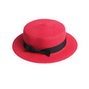 Chapéu de Palha Feminino Paris Vermelho