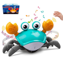 Caranguejo Interativo e Brincalhão com Sensor de Obstáculos, Músicas e Luzes Ofertkids (PROMOÇÃO EXCLUSIVA)