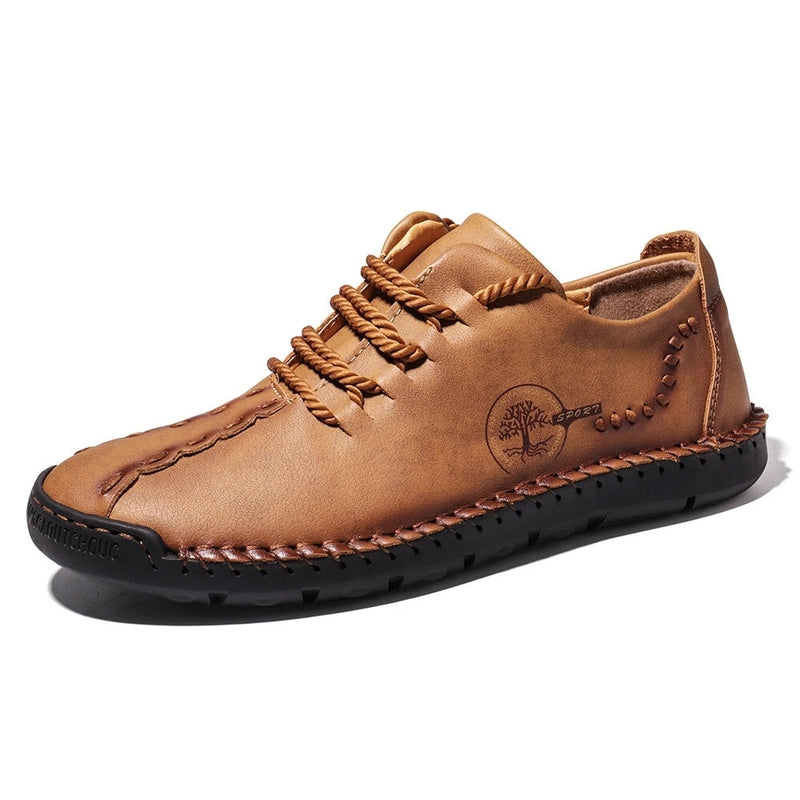 Tênis de Couro Masculino Casual Beast
