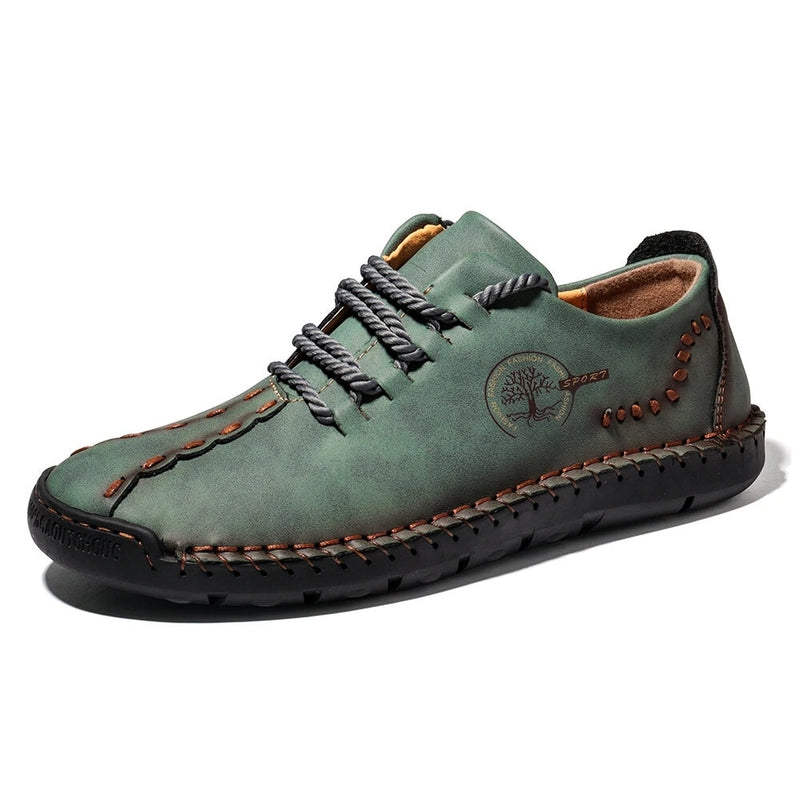 Tênis de Couro Masculino Casual Beast