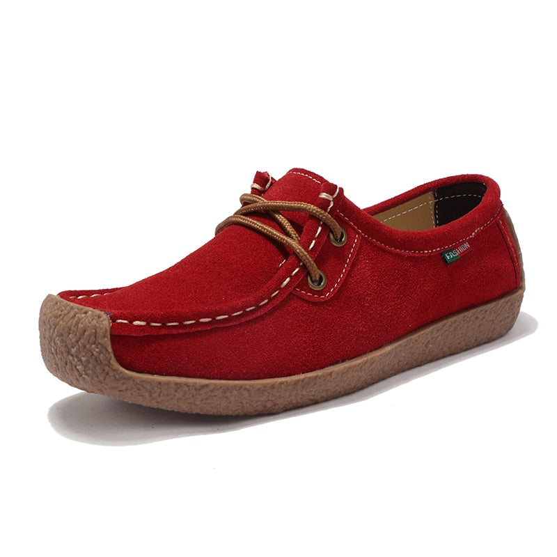 Mocassim Feminino Camurça Ortopédico