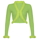 Jaqueta Cropped Feminina