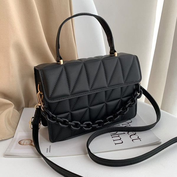 Bolsa Feminina Couro Preta