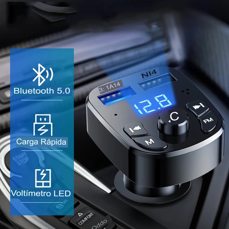 Transmissor de Som Bluetooth Automotivo
