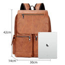 Mochila de Couro Vintage