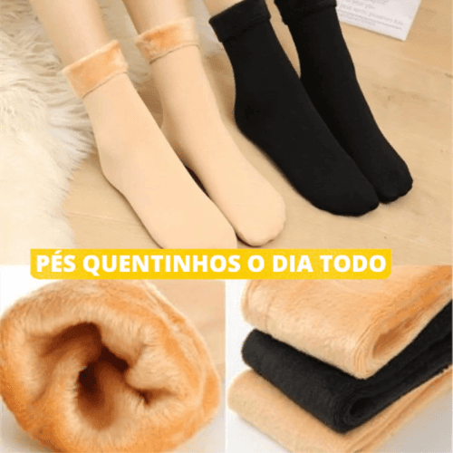 Meia Térmica Nuvem Premium - PAGUE 3 LEVE 5