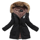 Parka Feminina Forrada com Pelo